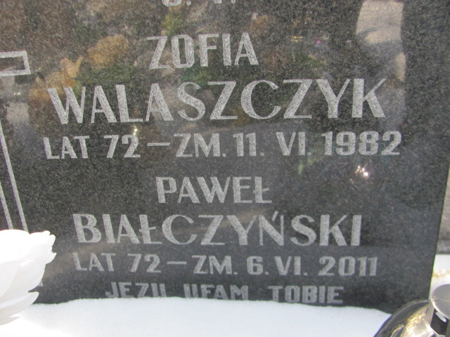 Zofia Walszczyk Częstochowa Kule - Grobonet - Wyszukiwarka osób pochowanych