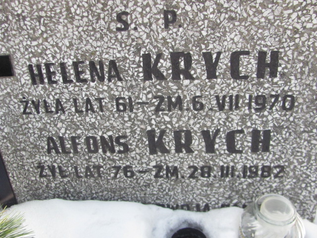 Włodzimierz Krych 1936 Częstochowa Kule - Grobonet - Wyszukiwarka osób pochowanych