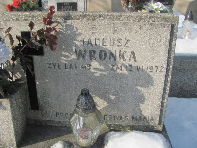 Tadeusz Wronka Częstochowa Kule - Grobonet - Wyszukiwarka osób pochowanych