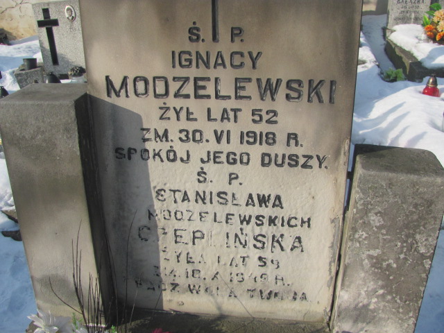 Ignacy Modzelewski Częstochowa Kule - Grobonet - Wyszukiwarka osób pochowanych