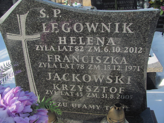 Franciszka Łęgownik Częstochowa Kule - Grobonet - Wyszukiwarka osób pochowanych