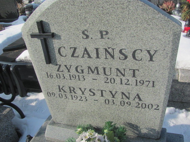 Zygmunt Czaiński 1913 Częstochowa Kule - Grobonet - Wyszukiwarka osób pochowanych