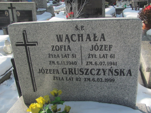 Józefa Gruszczyńska Częstochowa Kule - Grobonet - Wyszukiwarka osób pochowanych