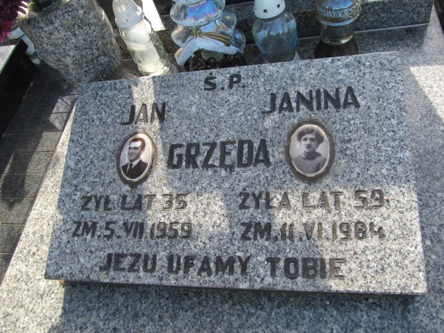 Jan Grzęda Częstochowa Kule - Grobonet - Wyszukiwarka osób pochowanych