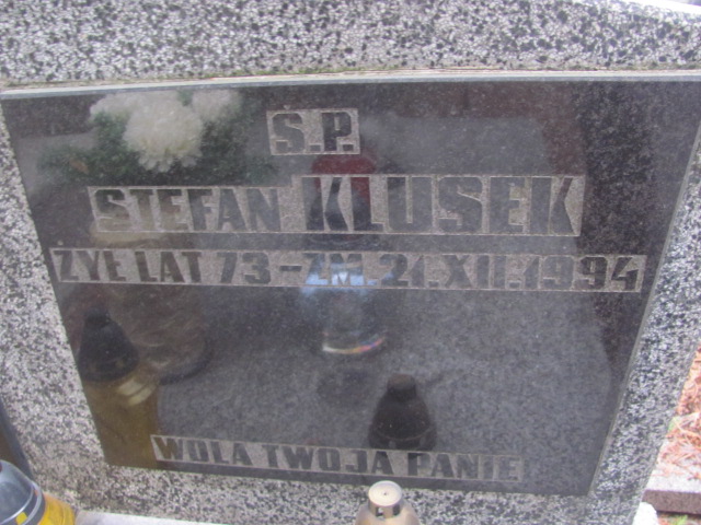 Stefan Klusek Częstochowa Kule - Grobonet - Wyszukiwarka osób pochowanych