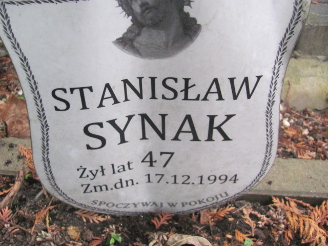 Stanisław Synak Częstochowa Kule - Grobonet - Wyszukiwarka osób pochowanych