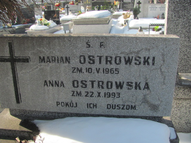 Anna Ostrowska Częstochowa Kule - Grobonet - Wyszukiwarka osób pochowanych