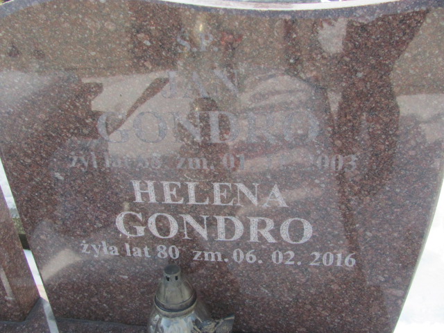 Helena Gondro Częstochowa Kule - Grobonet - Wyszukiwarka osób pochowanych