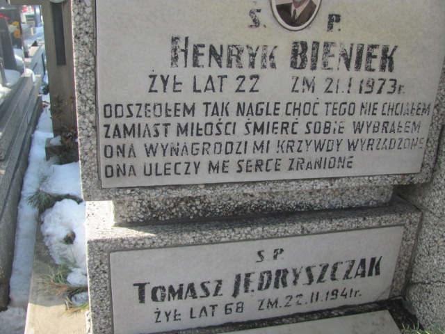 Roman Bieniek Częstochowa Kule - Grobonet - Wyszukiwarka osób pochowanych