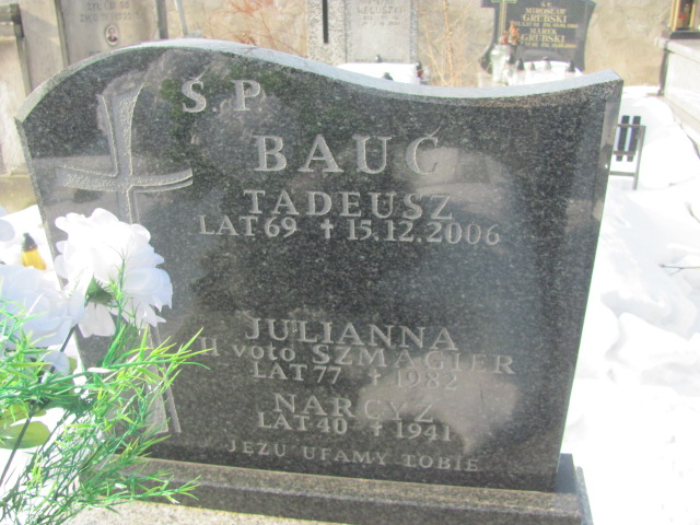 Tadeusz Bauc Częstochowa Kule - Grobonet - Wyszukiwarka osób pochowanych