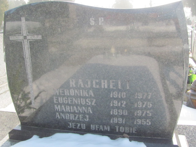 Eugeniusz Rajchelt 1911 Częstochowa Kule - Grobonet - Wyszukiwarka osób pochowanych