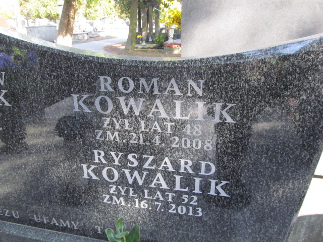 Ryszard Kowalik Częstochowa Kule - Grobonet - Wyszukiwarka osób pochowanych