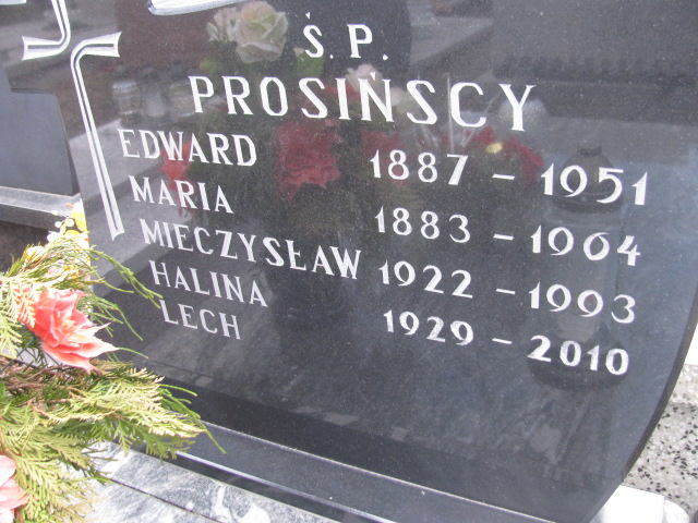 Lech Prosiński 1953 Częstochowa Kule - Grobonet - Wyszukiwarka osób pochowanych