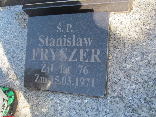 Zdzisław Fryszer Częstochowa Kule - Grobonet - Wyszukiwarka osób pochowanych