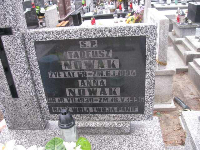 Anna Nowak 1930 Częstochowa Kule - Grobonet - Wyszukiwarka osób pochowanych