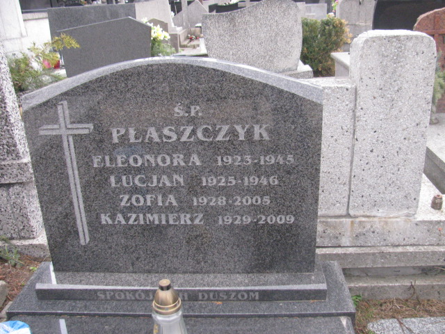 Kazimierz Płaszczyk 1928 Częstochowa Kule - Grobonet - Wyszukiwarka osób pochowanych