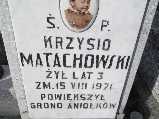 Krzysztof Matachowski Częstochowa Kule - Grobonet - Wyszukiwarka osób pochowanych