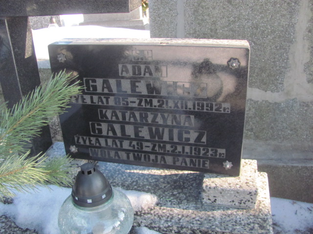 Adam Galewicz Częstochowa Kule - Grobonet - Wyszukiwarka osób pochowanych