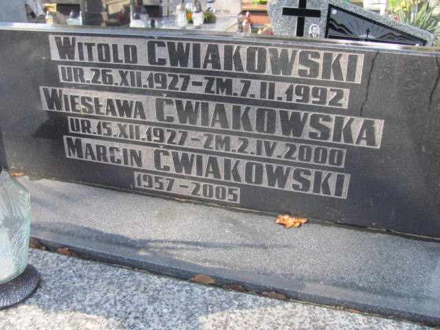 Wiesława Ćwiakowska 1927 Częstochowa Kule - Grobonet - Wyszukiwarka osób pochowanych