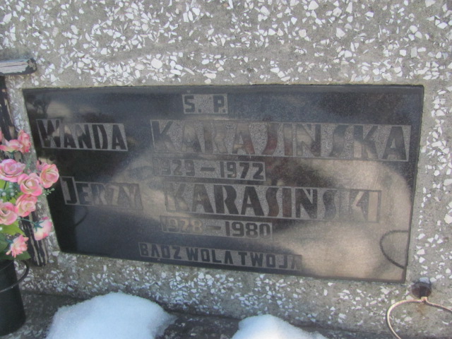 Jerzy Karasiński 1927 Częstochowa Kule - Grobonet - Wyszukiwarka osób pochowanych