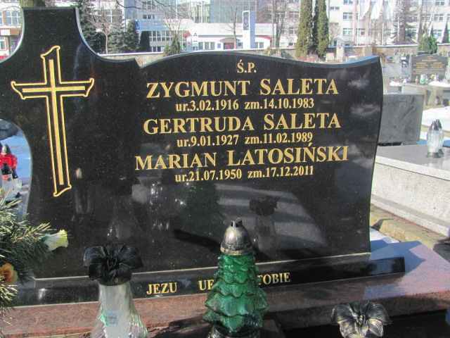 Marian Latosiński 1950 Częstochowa Kule - Grobonet - Wyszukiwarka osób pochowanych