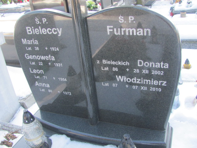 Anna Bielecka Częstochowa Kule - Grobonet - Wyszukiwarka osób pochowanych