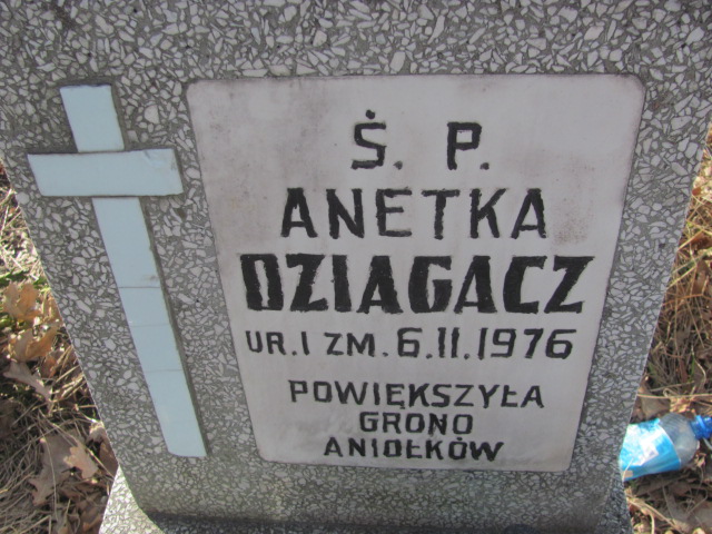 Aneta Dziagacz 1976 Częstochowa Kule - Grobonet - Wyszukiwarka osób pochowanych