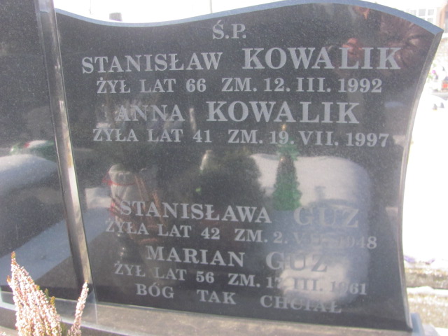 Halina Kowalik 1932 Częstochowa Kule - Grobonet - Wyszukiwarka osób pochowanych