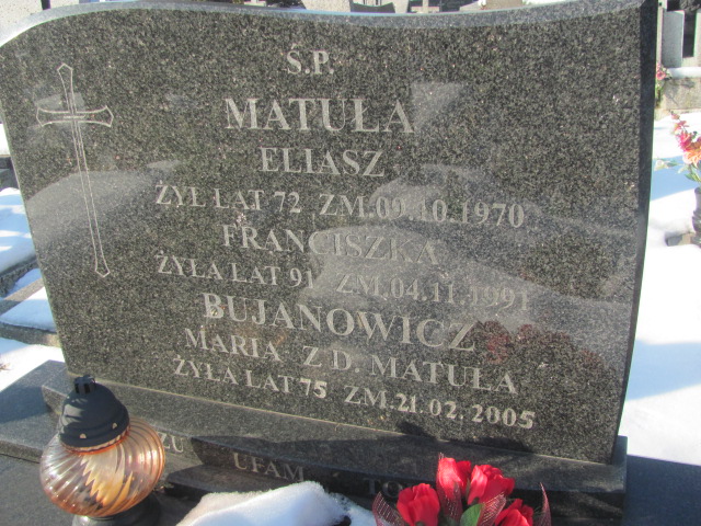 Franciszka Matuła Częstochowa Kule - Grobonet - Wyszukiwarka osób pochowanych