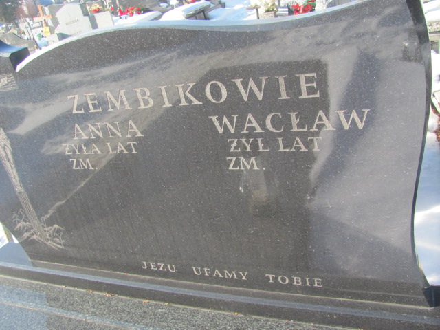 Anna Zembik 1925 Częstochowa Kule - Grobonet - Wyszukiwarka osób pochowanych