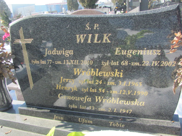 Eugeniusz Wilk Częstochowa Kule - Grobonet - Wyszukiwarka osób pochowanych