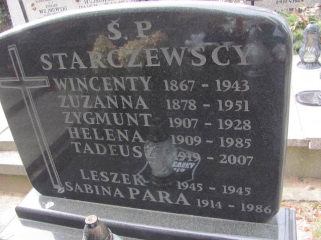 Danuta Starczewska Częstochowa Kule - Grobonet - Wyszukiwarka osób pochowanych