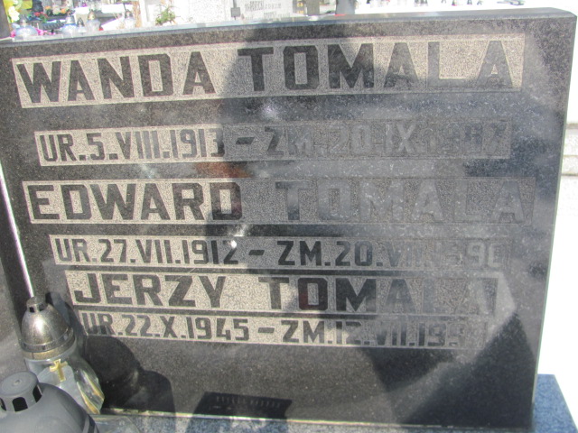 Wanda Tomala 1913 Częstochowa Kule - Grobonet - Wyszukiwarka osób pochowanych