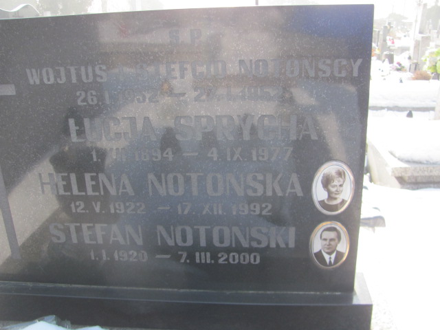 Helena Notońska 1922 Częstochowa Kule - Grobonet - Wyszukiwarka osób pochowanych