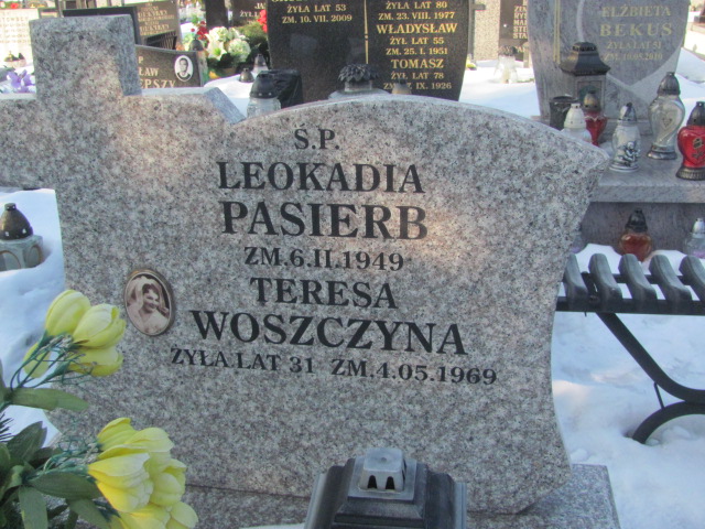 Teresa Woszczyna Częstochowa Kule - Grobonet - Wyszukiwarka osób pochowanych