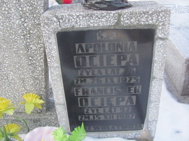 Franciszek Ociepa Częstochowa Kule - Grobonet - Wyszukiwarka osób pochowanych