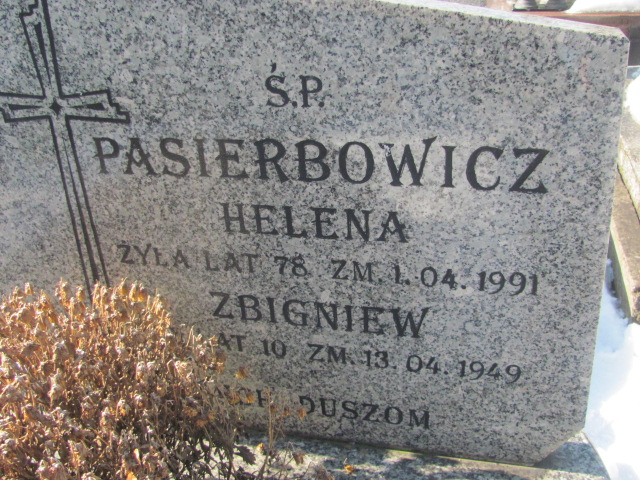 Helena Pasierbowicz Częstochowa Kule - Grobonet - Wyszukiwarka osób pochowanych