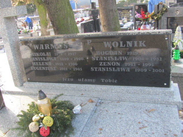 Stanisława Wolnik 1908 Częstochowa Kule - Grobonet - Wyszukiwarka osób pochowanych