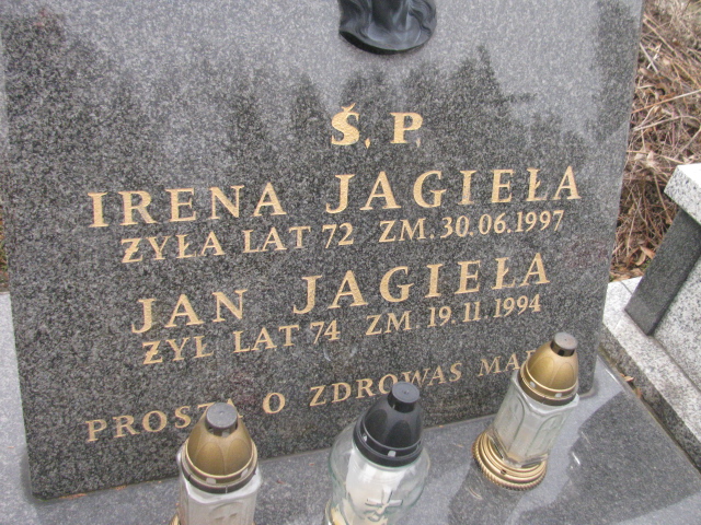 Irena Jagieła Częstochowa Kule - Grobonet - Wyszukiwarka osób pochowanych