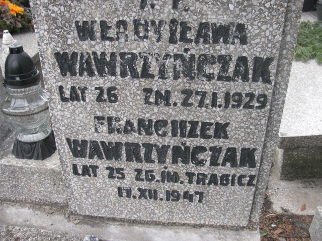 Franciszek Wawrzyńczak Częstochowa Kule - Grobonet - Wyszukiwarka osób pochowanych