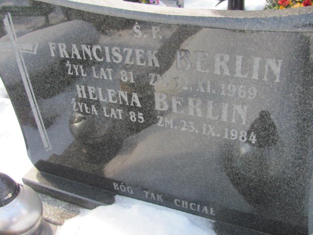Franciszek Berlin Częstochowa Kule - Grobonet - Wyszukiwarka osób pochowanych