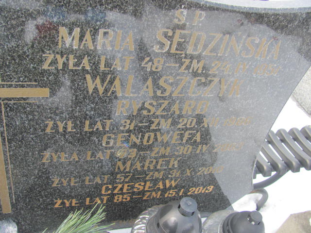 Ryszard Walaszczyk Częstochowa Kule - Grobonet - Wyszukiwarka osób pochowanych