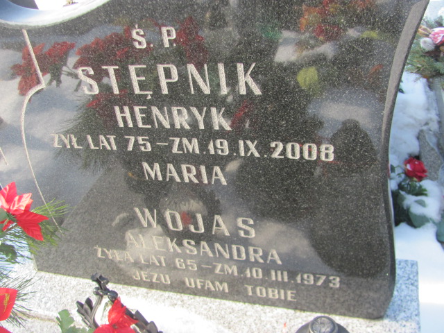 Aleksandra Wojas Częstochowa Kule - Grobonet - Wyszukiwarka osób pochowanych