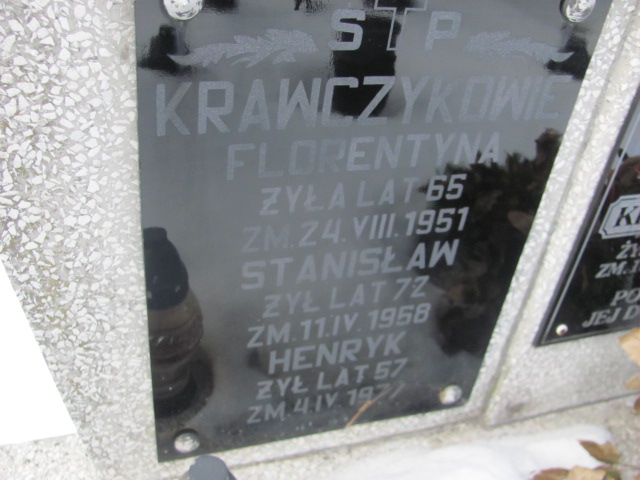 Stanisław Krawczyk Częstochowa Kule - Grobonet - Wyszukiwarka osób pochowanych