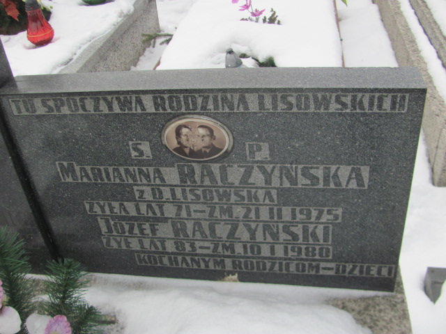 Lilia Raczyńska 1948 Częstochowa Kule - Grobonet - Wyszukiwarka osób pochowanych