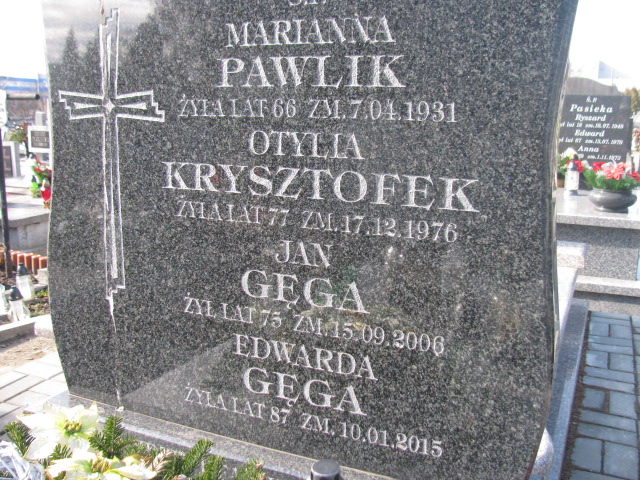 Otylia Krysztofek Częstochowa Kule - Grobonet - Wyszukiwarka osób pochowanych