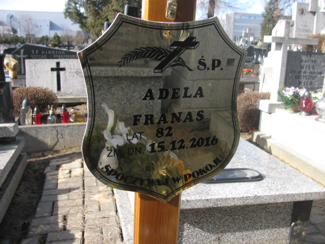 Adela Franas Częstochowa Kule - Grobonet - Wyszukiwarka osób pochowanych