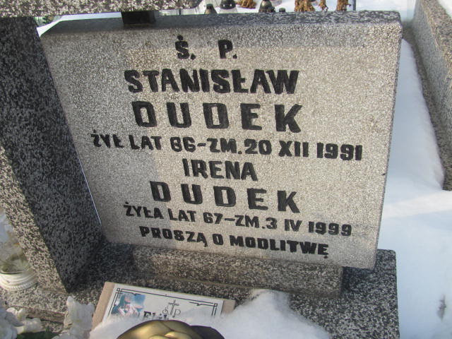 Stanisław Dudek Częstochowa Kule - Grobonet - Wyszukiwarka osób pochowanych