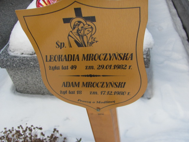 Adam Mroczyński Częstochowa Kule - Grobonet - Wyszukiwarka osób pochowanych