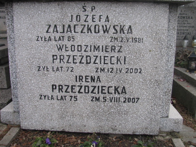 Irena Przeździecka Częstochowa Kule - Grobonet - Wyszukiwarka osób pochowanych